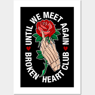 Broken heart club Posters and Art